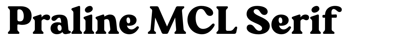 Praline MCL Serif